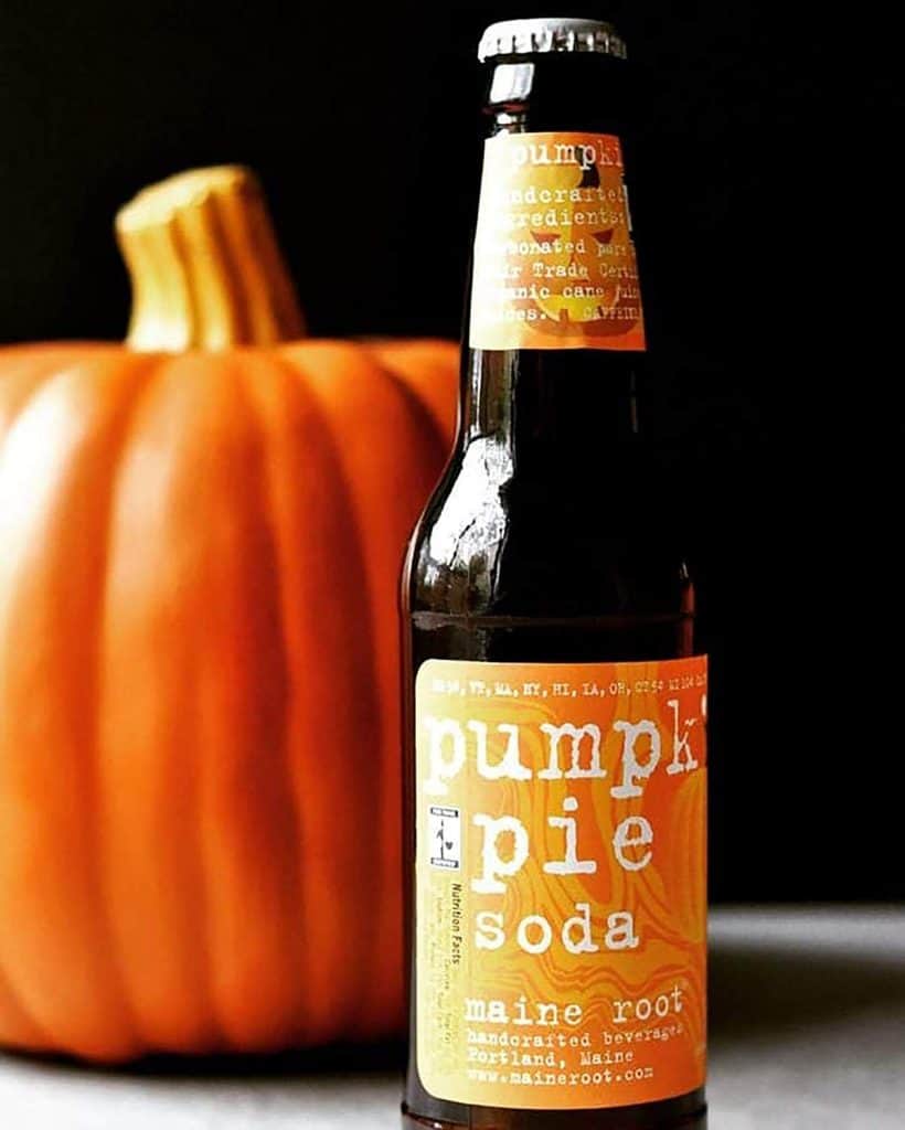 Pumpkin pie soda seasonal beverages