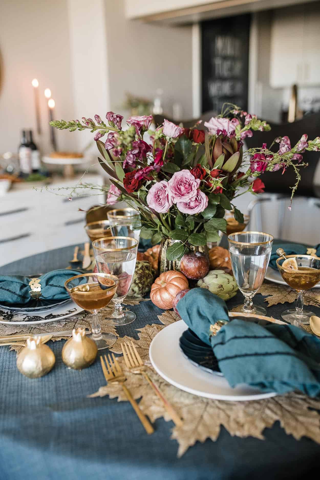 fall holiday Tablescape