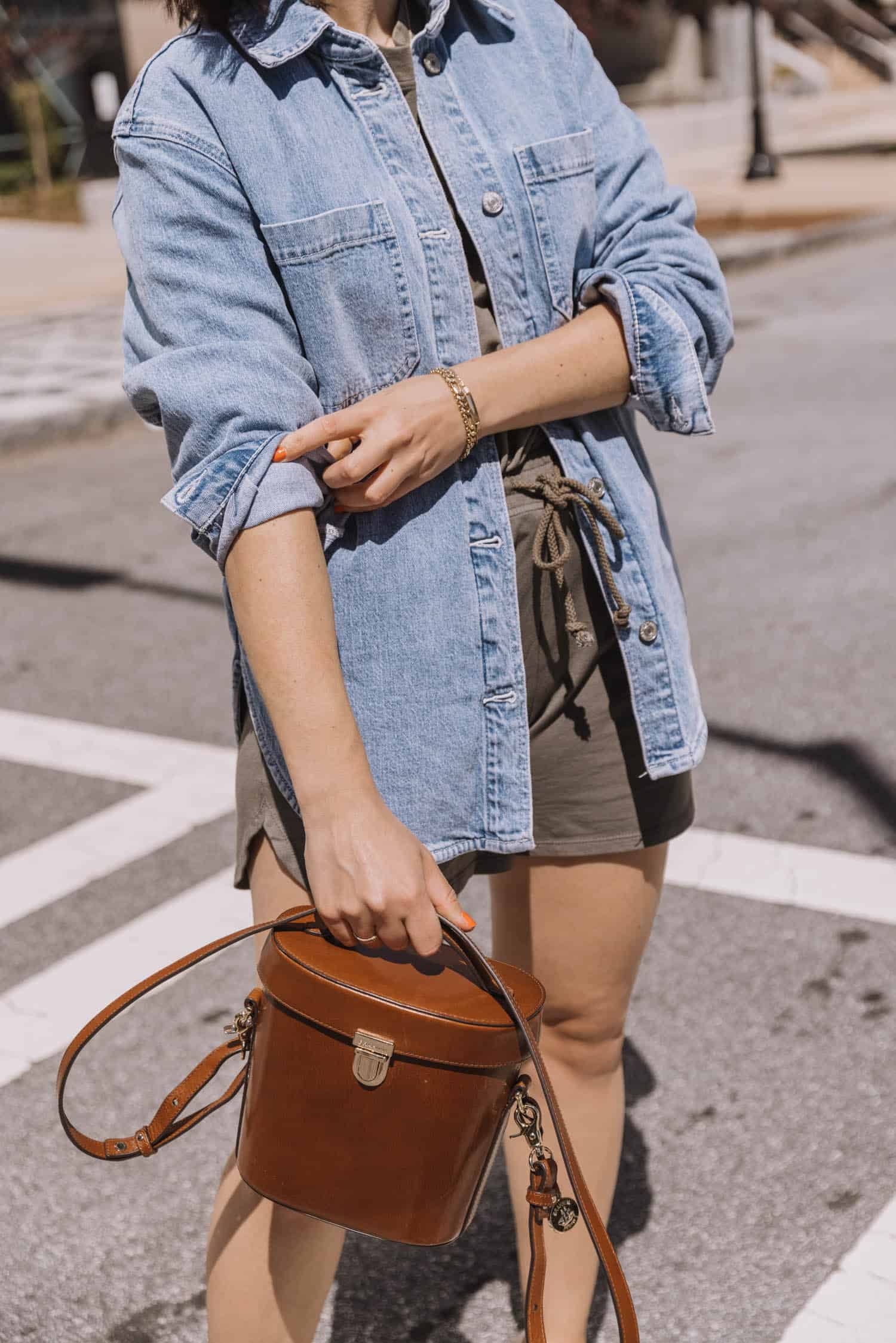 how to wear sweatshort sets outside