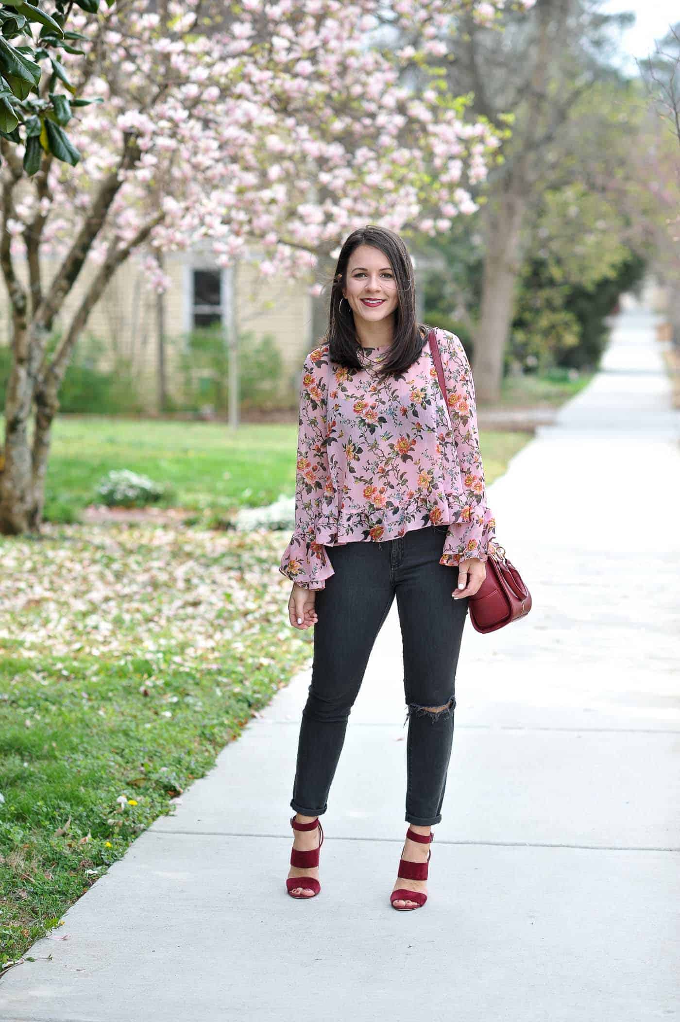 Floral blouse swaps