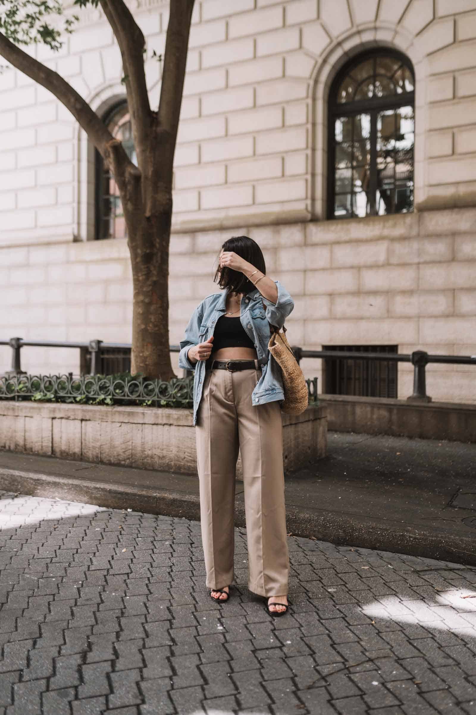 Trouser Outfit Ideas in Fall