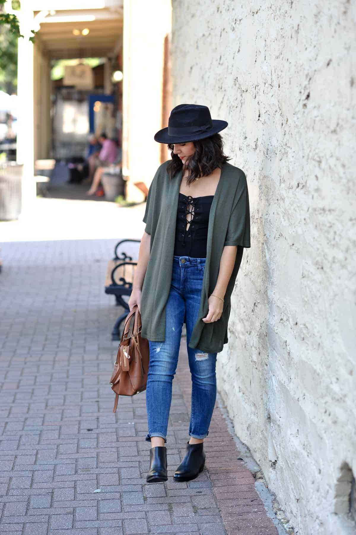 old style cardigan