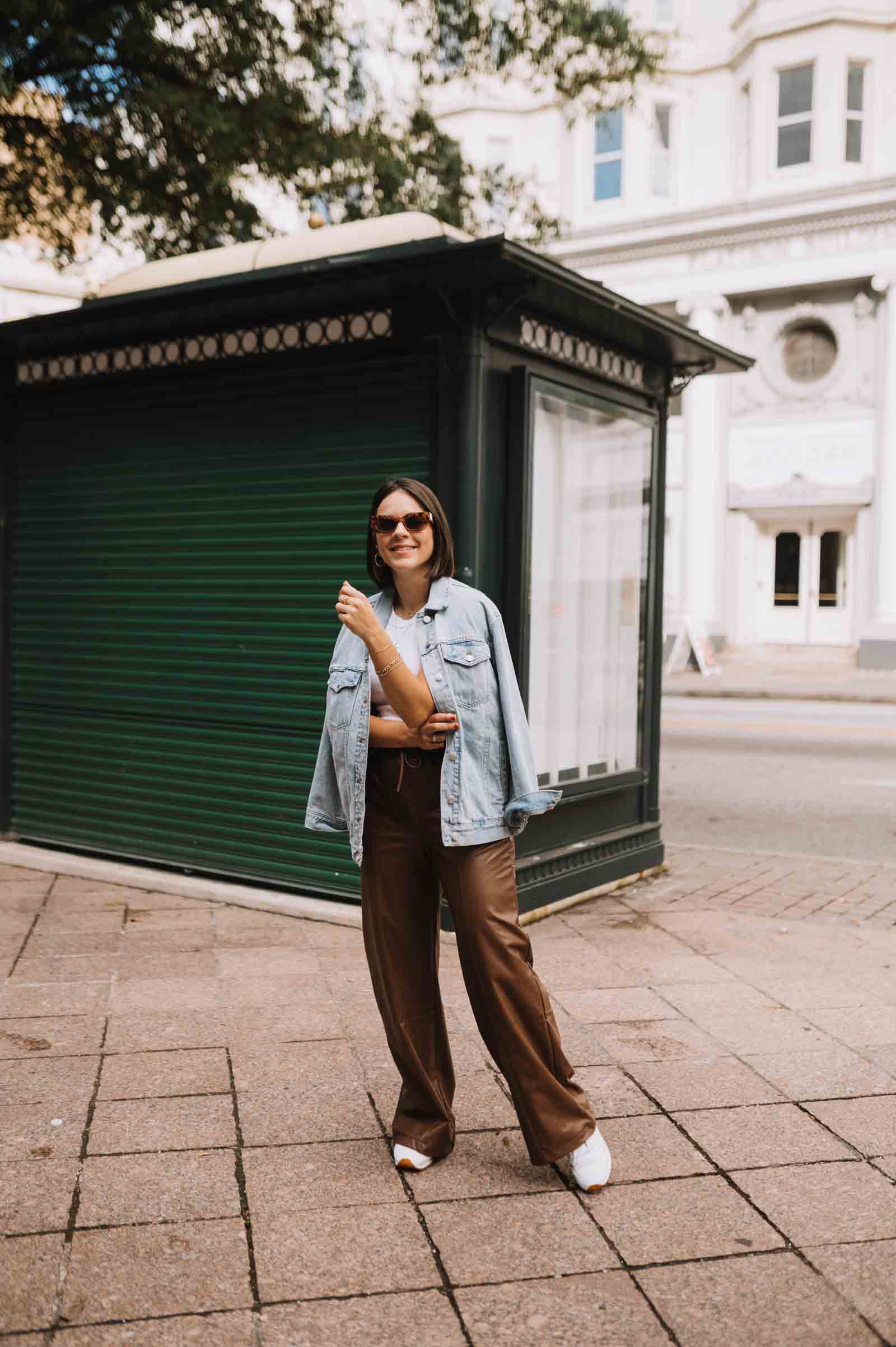 Leather Trouser Outfit Ideas