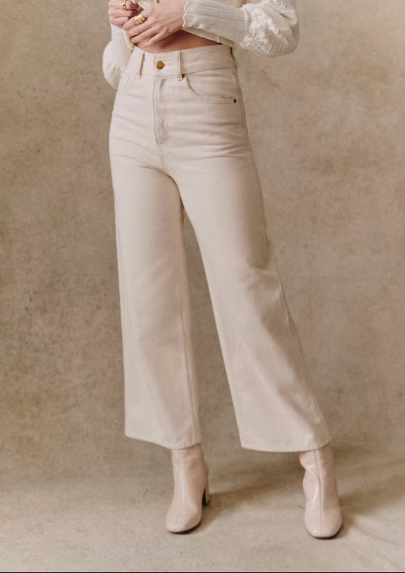 Sezane Le Crop White