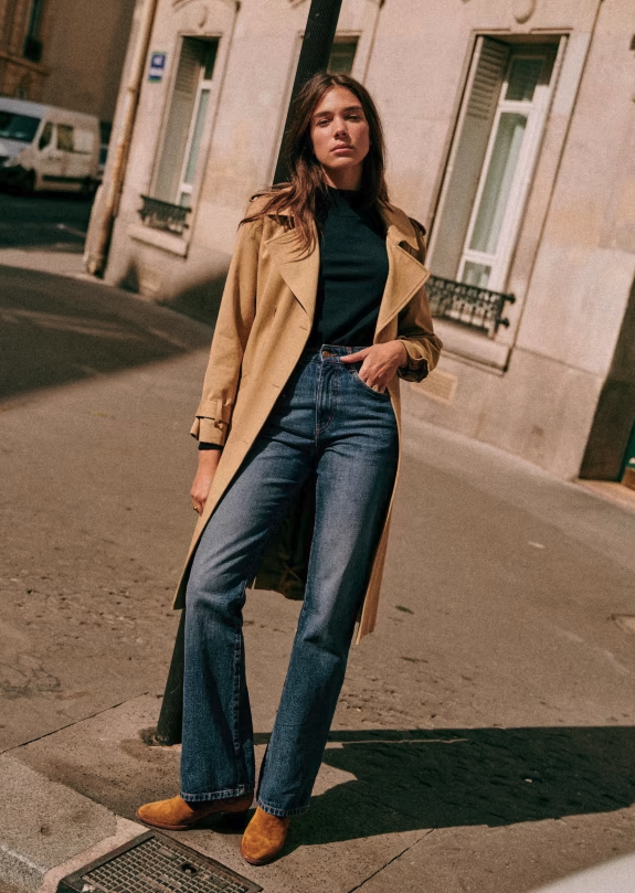 sezane bootcut jean