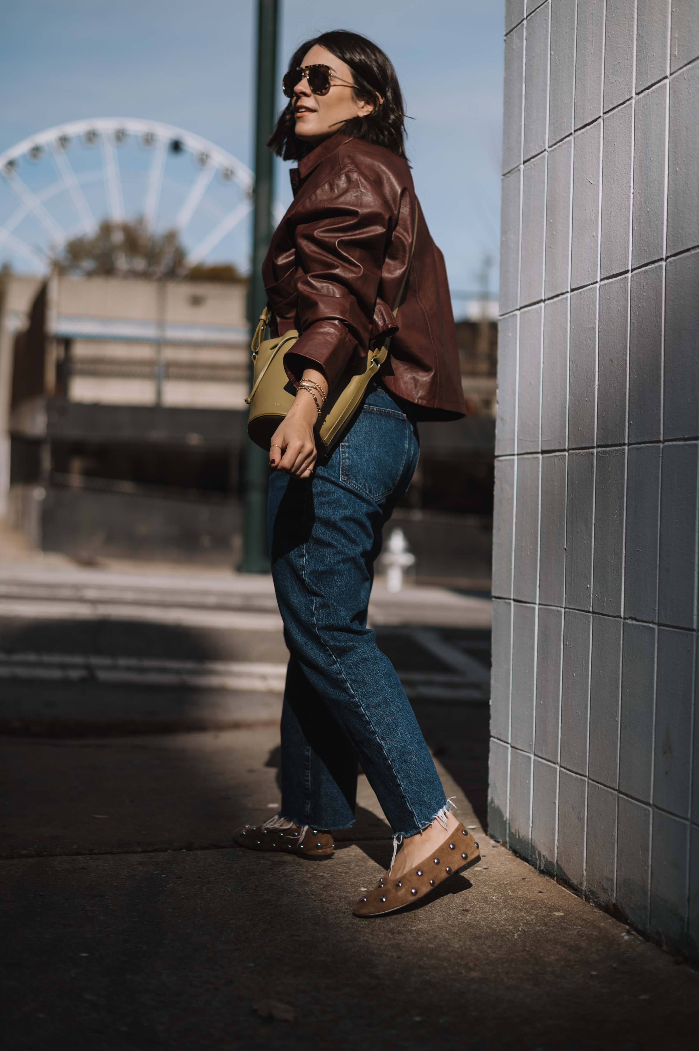 Madewell longline straight jeans